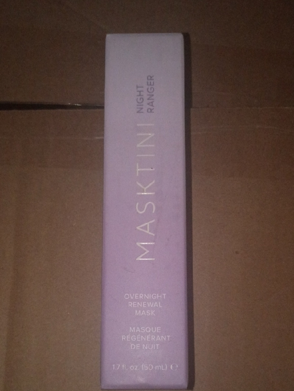 Obagi Masktini Overnight Renewal Mask - Lavender Purple and White Packaging